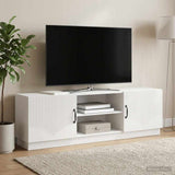 Vidaxl tv-kast hoogglans wit 150 x 31 x 47 cm bewerkt hout
