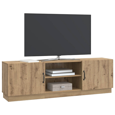 Vidaxl tv-kast 150 x 31 x 47 cm artisanaal eiken bewerkt hout