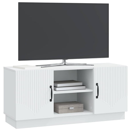 Vidaxl tv-kast wit 102 x 34,5 x 47 cm bewerkt hout