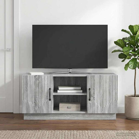 Vidaxl tv-kast 102 x 34,5 x 47 cm grijs sonoma bewerkt hout