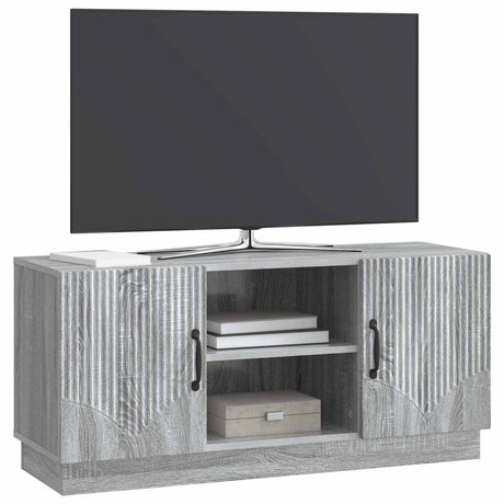 Vidaxl tv-kast 102 x 34,5 x 47 cm grijs sonoma bewerkt hout