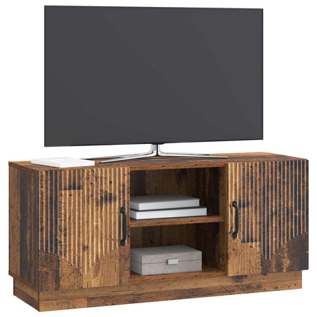 Vidaxl tv-kast 102 x 34,5 x 47 cm oud hout bewerkt hout
