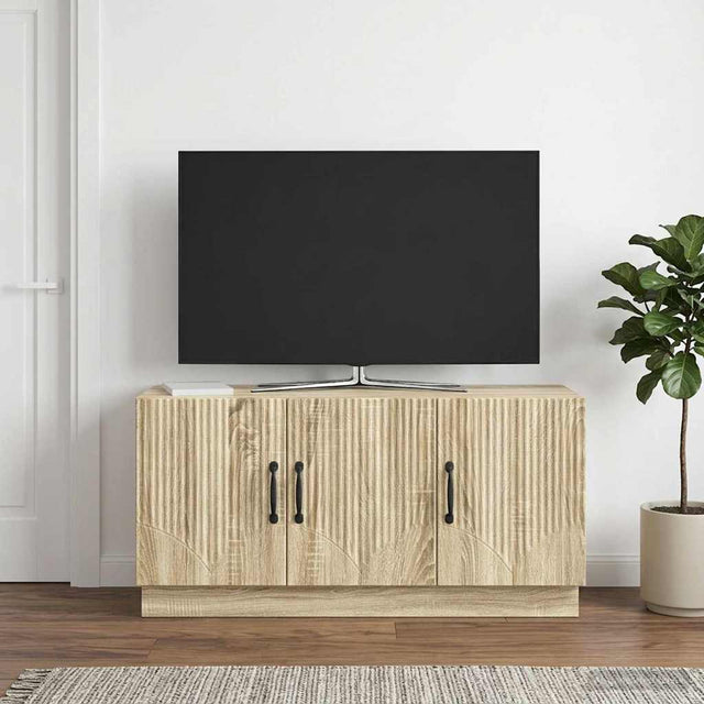 Vidaxl tv-kast sonoma eiken 99 x 34,5 x 47 cm bewerkt hout