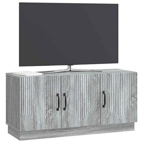 Vidaxl tv-kast grijs sonoma 99 x 34,5 x 47 cm bewerkt hout