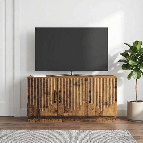 Vidaxl tv-kast oud hout 99 x 34,5 x 47 cm bewerkt hout