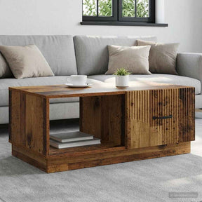 Vidaxl salontafel oud hout 90 x 50 x 37 cm bewerkt hout