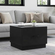 Vidaxl salontafel zwart 49 x 50 x 37 cm bewerkt hout