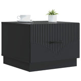 Vidaxl salontafel zwart 49 x 50 x 37 cm bewerkt hout
