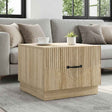 Vidaxl salontafel sonoma eiken 49 x 50 x 37 cm bewerkt hout