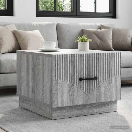 Vidaxl salontafel grijs sonoma 49 x 50 x 37 cm bewerkt hout
