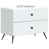 Vidaxl nachtkastje met lade wit 62 x 34,5 x 47,5 cm bewerkt hout