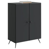 Vidaxl dressoir zwart 66 x 34,5 x 90 cm bewerkt hout