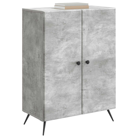 Vidaxl dressoir betongrijs 66 x 34,5 x 90 cm bewerkt hout