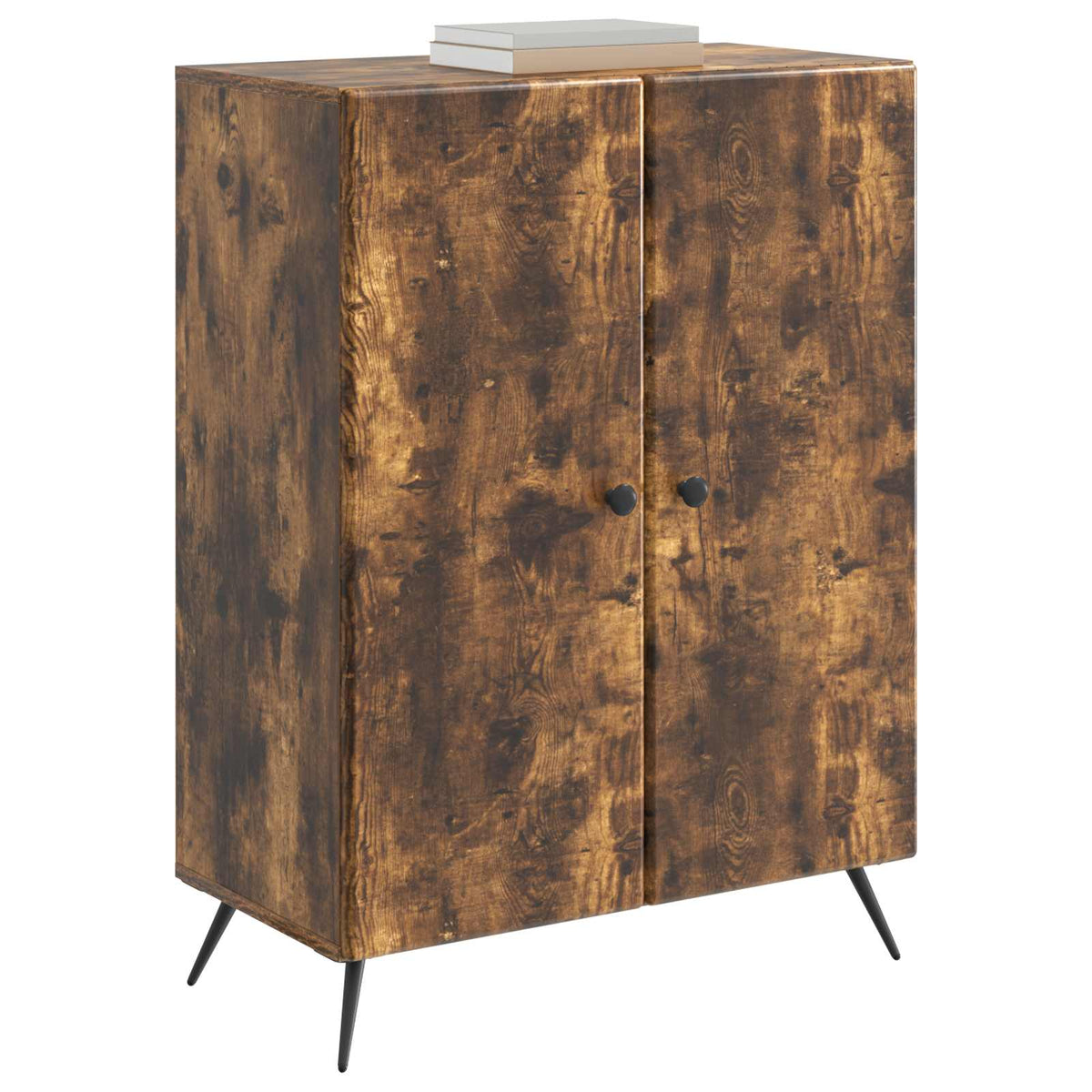Vidaxl dressoir gerookt eiken 66 x 34,5 x 90 cm bewerkt hout