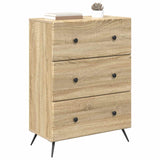 Vidaxl ladenkast 66 x 34,5 x 90 cm bewerkt hout sonoma eiken