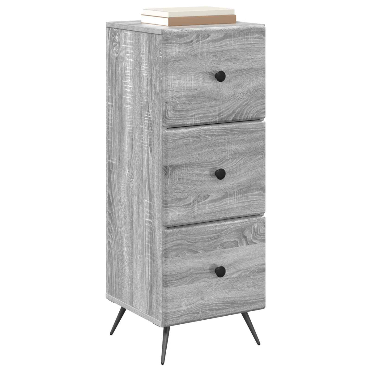 Vidaxl ladenkast grijs sonoma 33 x 34,5 x 90 cm bewerkt hout