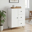 Vidaxl dressoir wit 66 x 34,5 x 90 cm bewerkt hout