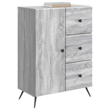 Vidaxl dressoir grijs sonoma 66 x 34,5 x 90 cm bewerkt hout