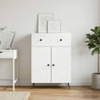Vidaxl dressoir wit 66 x 34,5 x 90 cm bewerkt hout