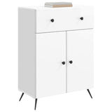 Vidaxl dressoir hoogglans wit 66 x 34,5 x 90 cm bewerkt hout