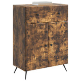Vidaxl dressoir gerookt eiken 66 x 34,5 x 90 cm bewerkt hout