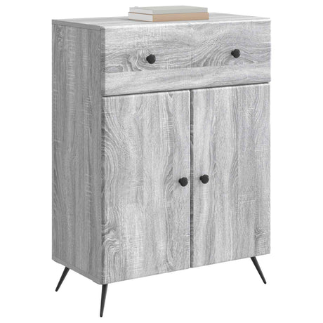 Vidaxl dressoir grijs sonoma 66 x 34,5 x 90 cm bewerkt hout