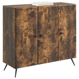 Vidaxl dressoir gerookt eiken 89 x 34,5 x 80 cm bewerkt hout