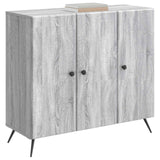 Vidaxl dressoir grijs sonoma 89 x 34,5 x 80 cm bewerkt hout