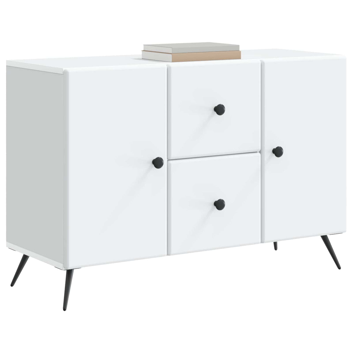 Vidaxl dressoir wit 89 x 34,5 x 60 cm bewerkt hout
