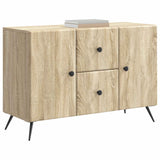 Vidaxl dressoir met lade sonoma eiken 89 x 34,5 x 60 cm bewerkt hout