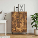 Vidaxl dressoir gerookt eiken 66 x 34,5 x 95 cm bewerkt hout