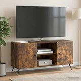 Vidaxl tv-kast 102 x 34,5 x 50 cm gerookt eiken bewerkt hout