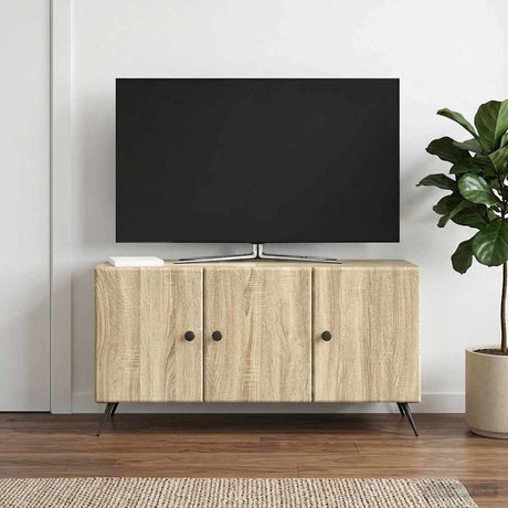 Vidaxl tv-kast sonoma eiken 99 x 34,5 x 50 cm bewerkt hout