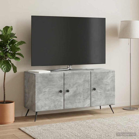 Vidaxl tv-kast betongrijs 99 x 34,5 x 50 cm bewerkt hout