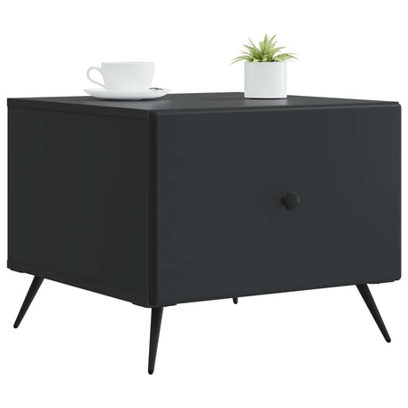 Vidaxl salontafel zwart 49 x 50 x 40 cm bewerkt hout