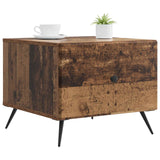 Vidaxl salontafel oud hout 49 x 50 x 40 cm bewerkt hout