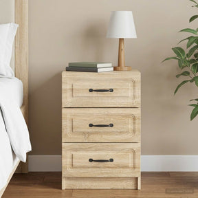 Vidaxl nachtkastje sonoma eiken 43 x 41 x 63,5 cm bewerkt hout