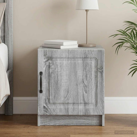 Vidaxl nachtkastje grijs sonoma 43 x 34,5 x 47 cm bewerkt hout