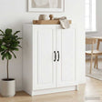 Vidaxl dressoir hoogglans wit 66 x 34,5 x 87 cm bewerkt hout