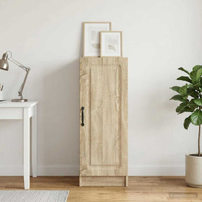 Vidaxl dressoir sonoma eiken 33 x 34,5 x 87 cm bewerkt hout