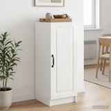 Vidaxl dressoir hoogglans wit 33 x 34,5 x 87 cm bewerkt hout