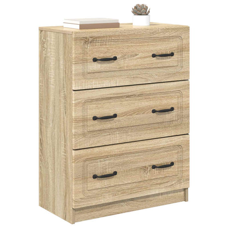 Vidaxl ladenkast 66 x 34,5 x 87 cm bewerkt hout sonoma eiken