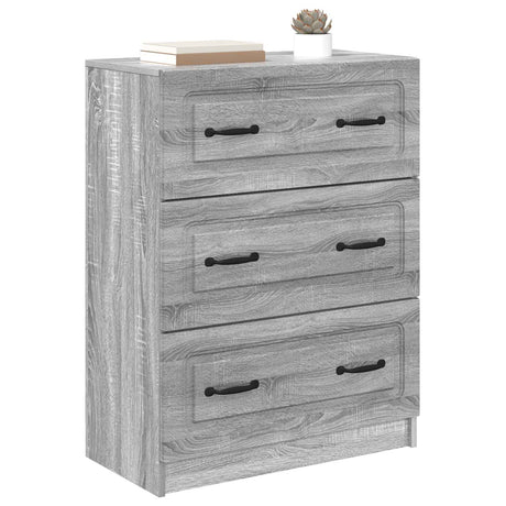 Vidaxl ladenkast 66 x 34,5 x 87 cm bewerkt hout grijs sonoma
