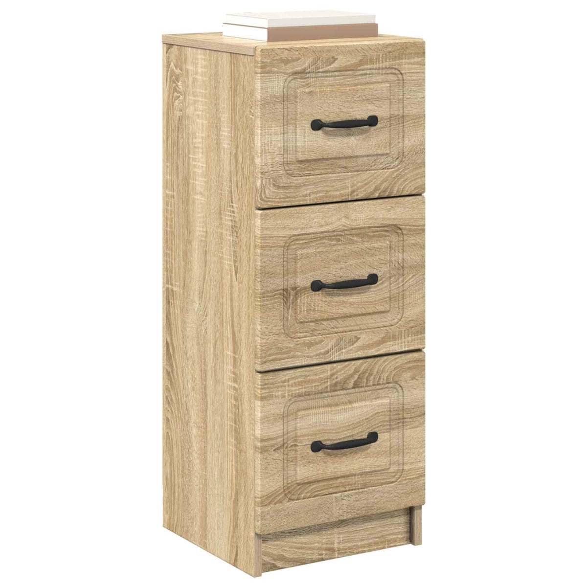Vidaxl ladenkast sonoma eiken 33 x 34,5 x 87 cm bewerkt hout