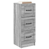 Vidaxl ladenkast grijs sonoma 33 x 34,5 x 87 cm bewerkt hout