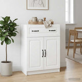 Vidaxl dressoir wit 66 x 34,5 x 87 cm bewerkt hout
