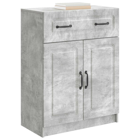 Vidaxl dressoir met lade betongrijs 66 x 34,5 x 87 cm bewerkt hout