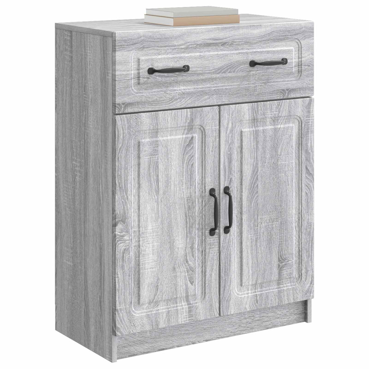 Vidaxl dressoir met lade grijs sonoma 66 x 34,5 x 87 cm bewerkt hout