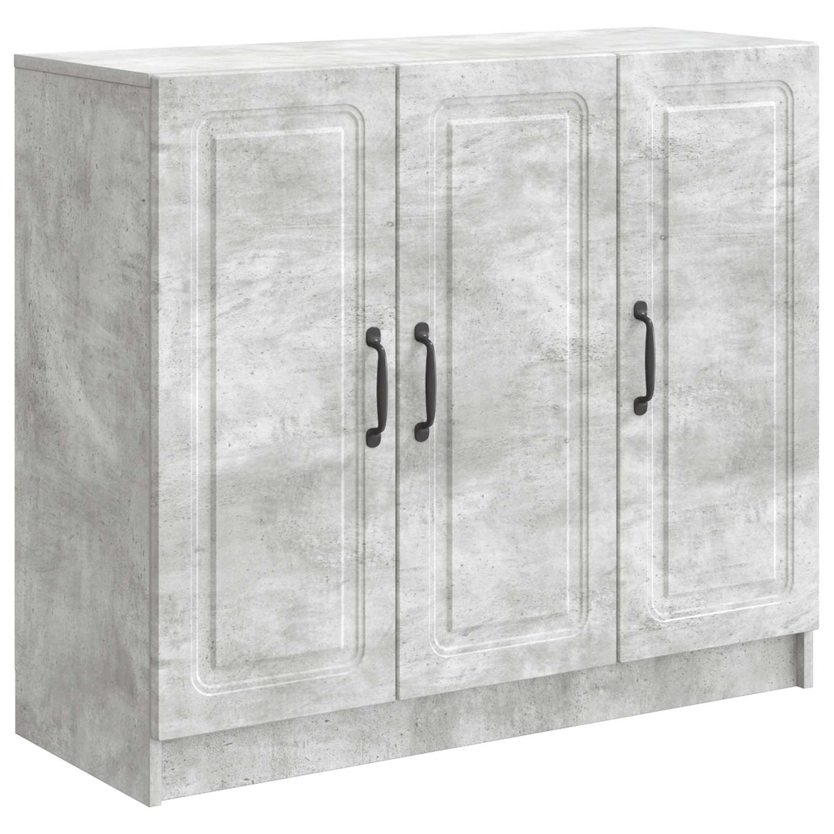 Vidaxl dressoir betongrijs 89 x 34,5 x 77 cm bewerkt hout