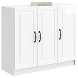 Vidaxl dressoir hoogglans wit 89 x 34,5 x 77 cm bewerkt hout